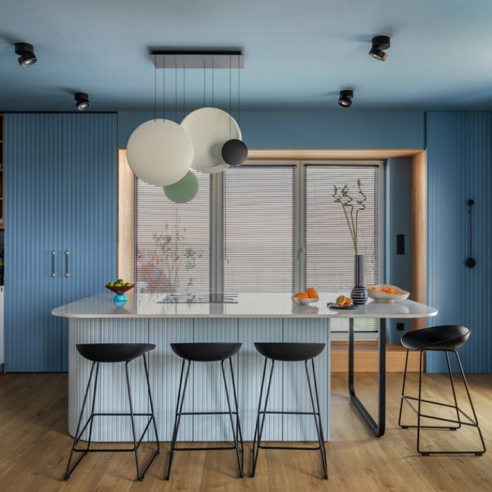 Modern interiors with dining